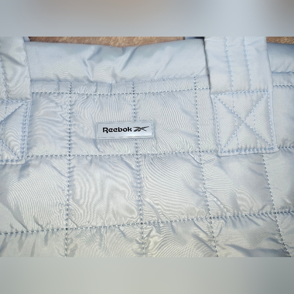 Light Blue Quilted Tote Bag Reebok - Picture 2 of 10